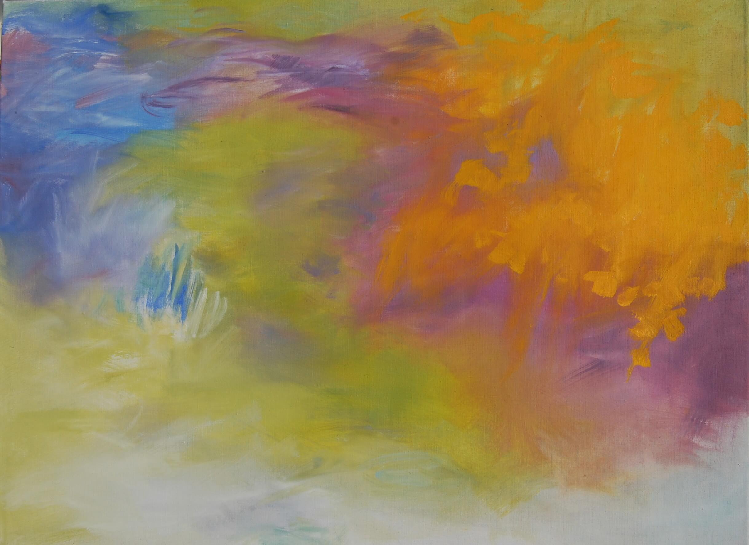 Licht auf Wasser – 100 x 135 cm – 2018